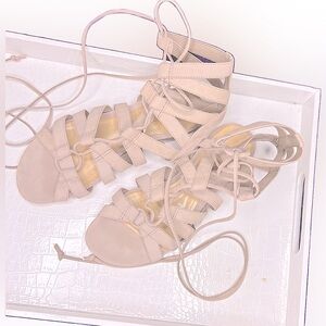SCHUTZ Berlina gladiator sandals in neutral | Size 6.5